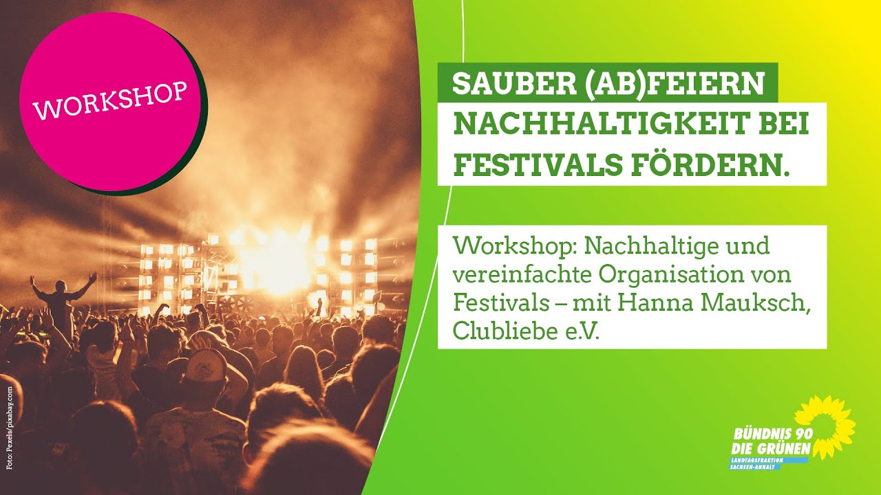 Workshop: Nachhaltige und vereinfachte Organisation von Festivals
